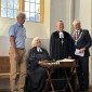 Eintrag ins Goldene Buch der Stadt Weilheim