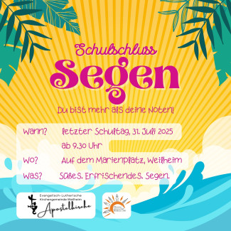 Flyer Schulschlusssegen