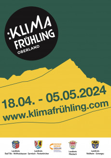 Plakat Klimafrühling Oberland 2024